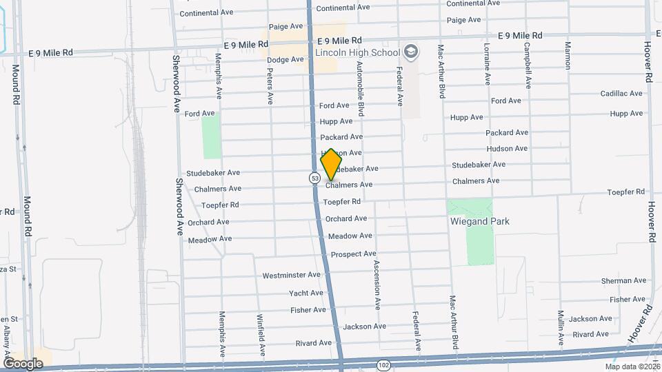 8037 Chalmers Ave Mapa y Detalles de la Ubicación