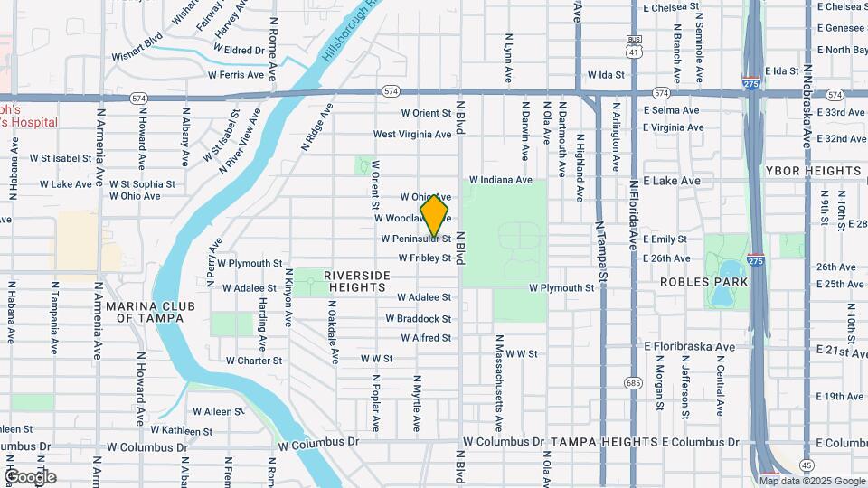 714 W Peninsular St Map and Location Details