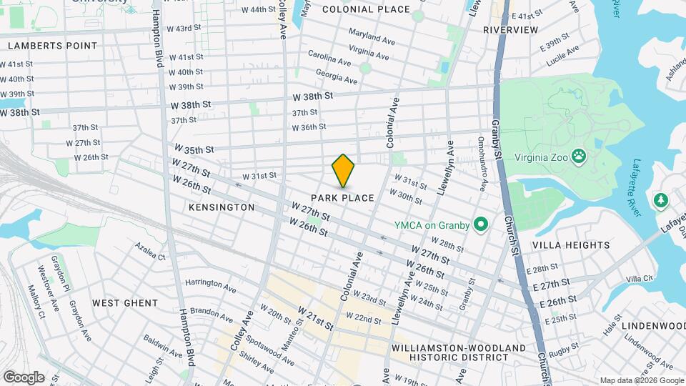 609 W 29th St Map and Location Details