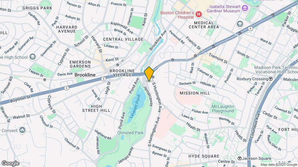 30 Jamaicaway, Unit 1 Map and Location Details