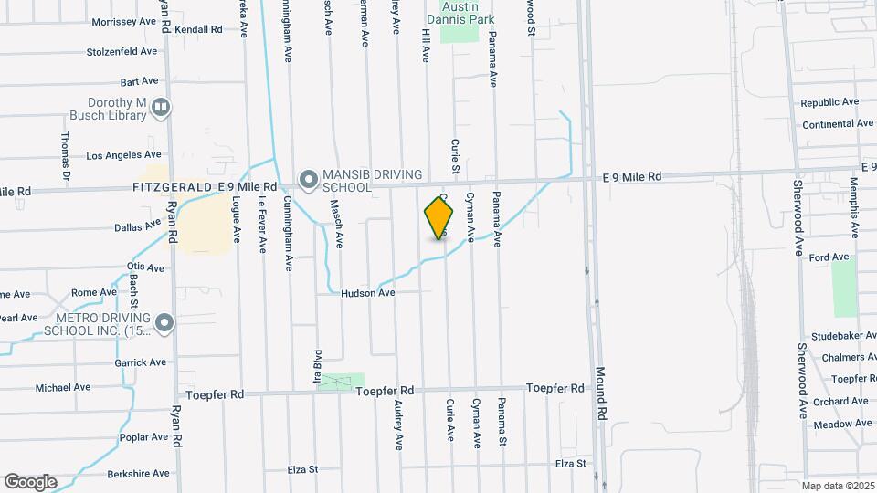 22571 Curie Ave Map and Location Details
