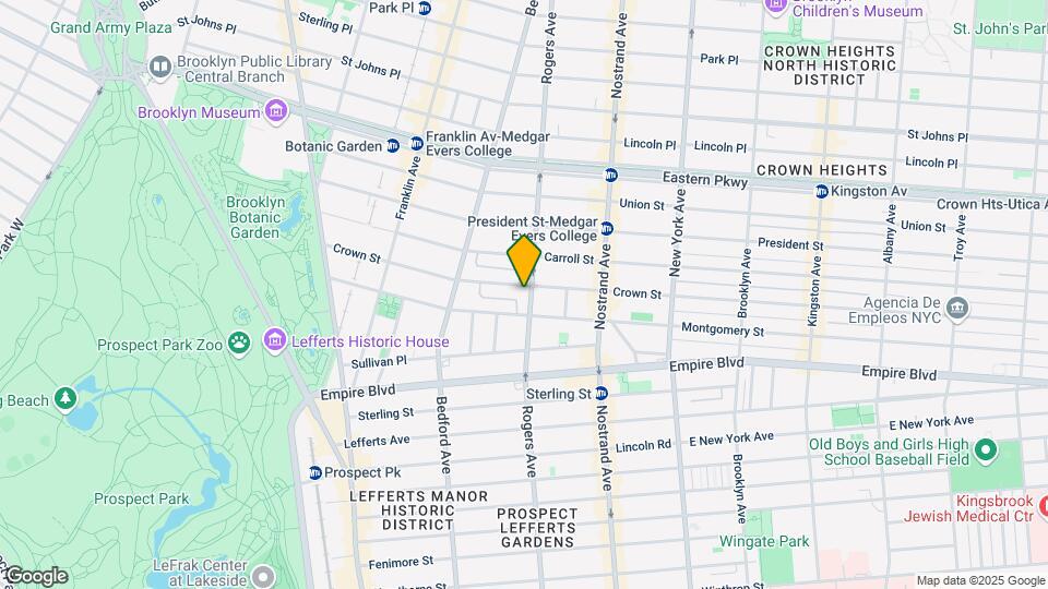 294 Rogers Ave Mapa y Detalles de la Ubicación