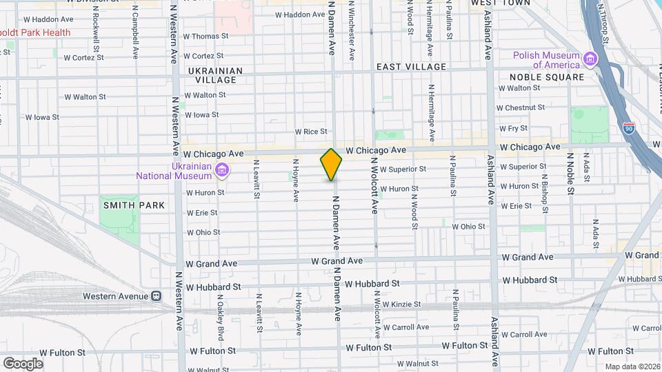 2002 W Huron St, Unit 1 Mapa y Detalles de la Ubicación