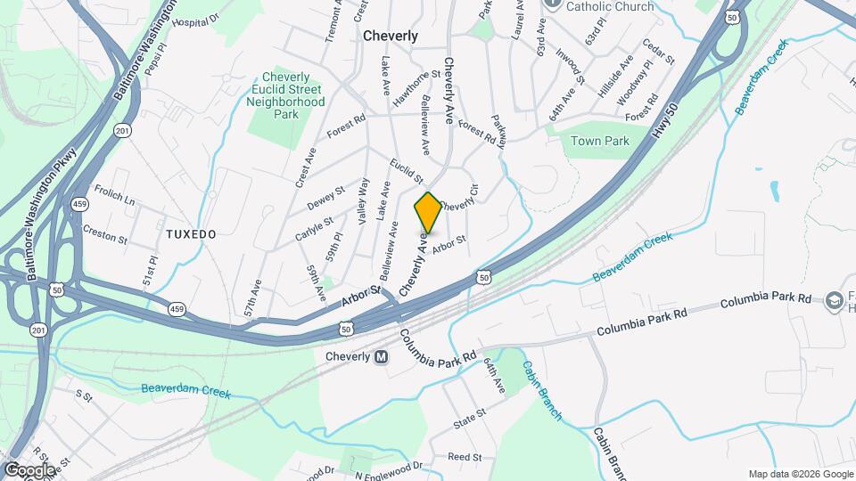 2303 Cheverly Ave Map and Location Details