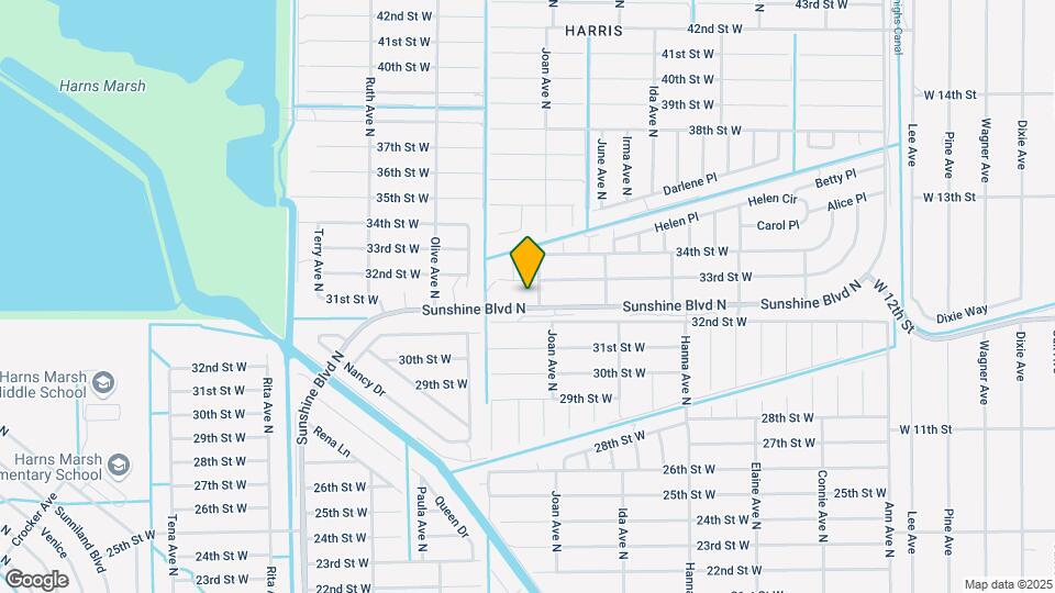 3153 Sunshine Blvd N Map and Location Details