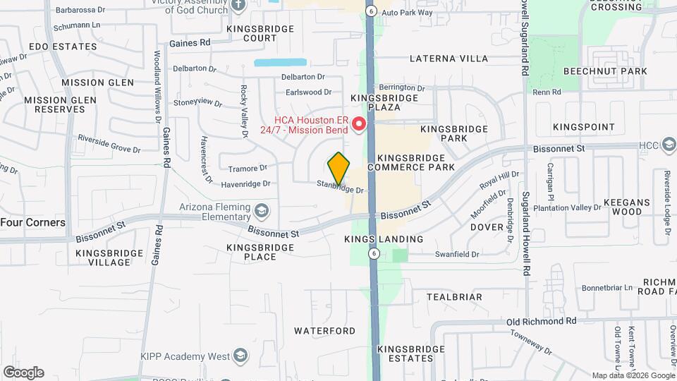 14703 Stanbridge Dr Map and Location Details