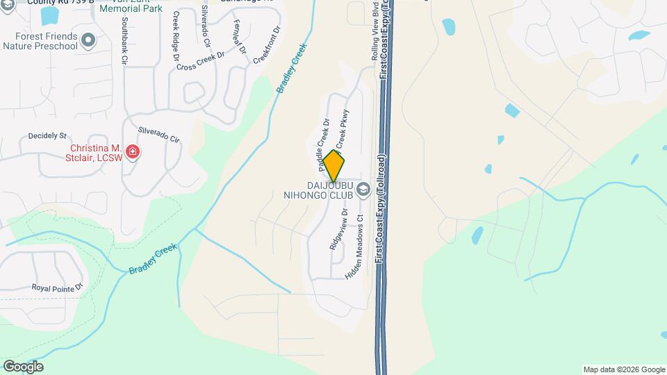 3325 Bradley Creek Pky Mapa y Detalles de la Ubicación