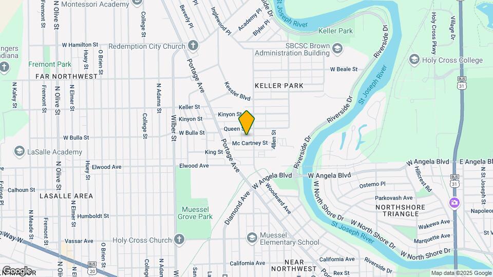 1213 Mc Cartney St Map and Location Details