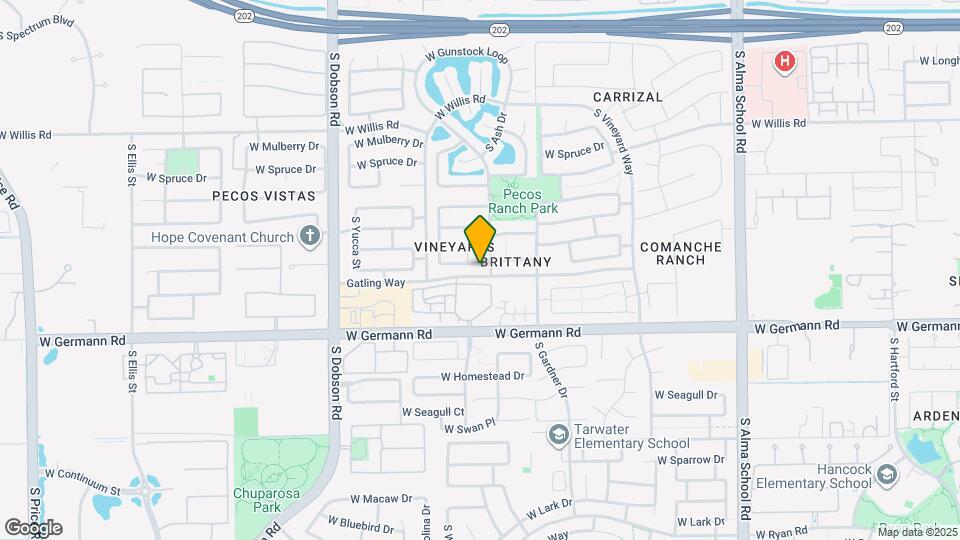 1611 W Musket Way Map and Location Details