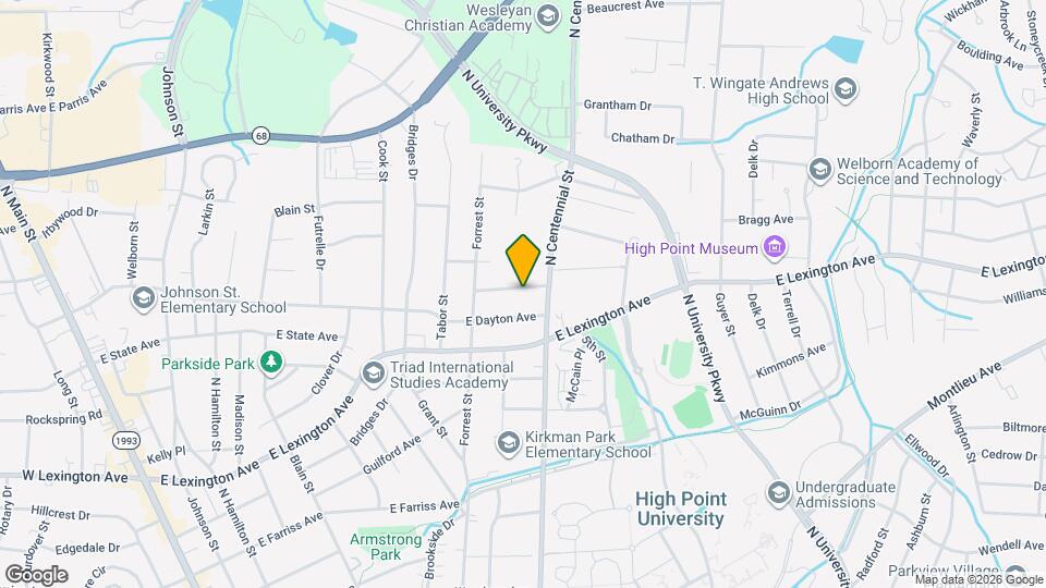 1004 Charlotte Ave Map and Location Details