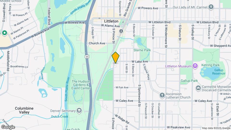 6024 S Prince St Map and Location Details