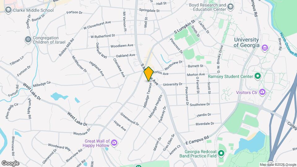 110 Milledge Terrace Map and Location Details