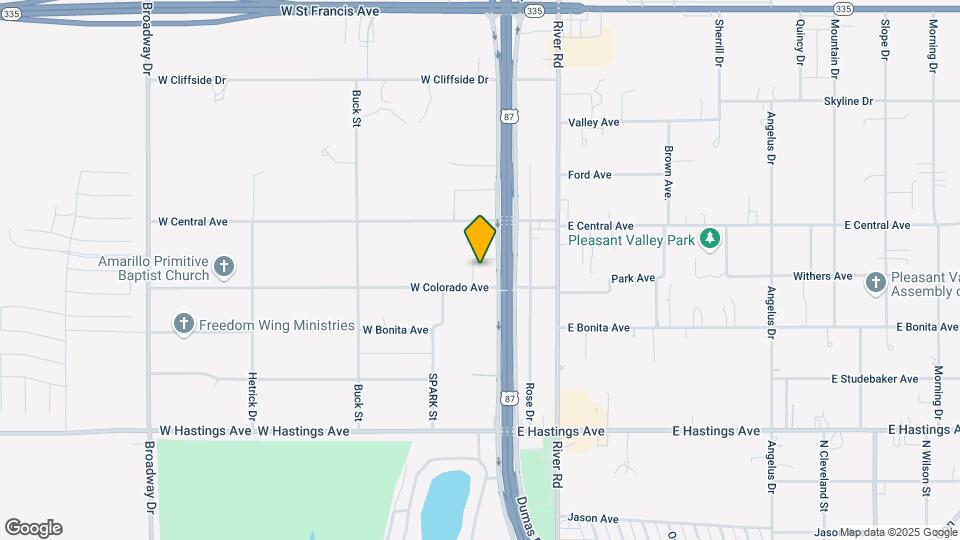 4611 Dumas Dr Map and Location Details