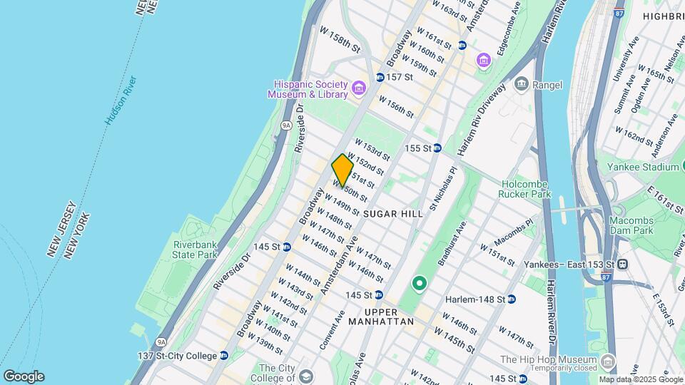 552 W 150th St Map and Location Details