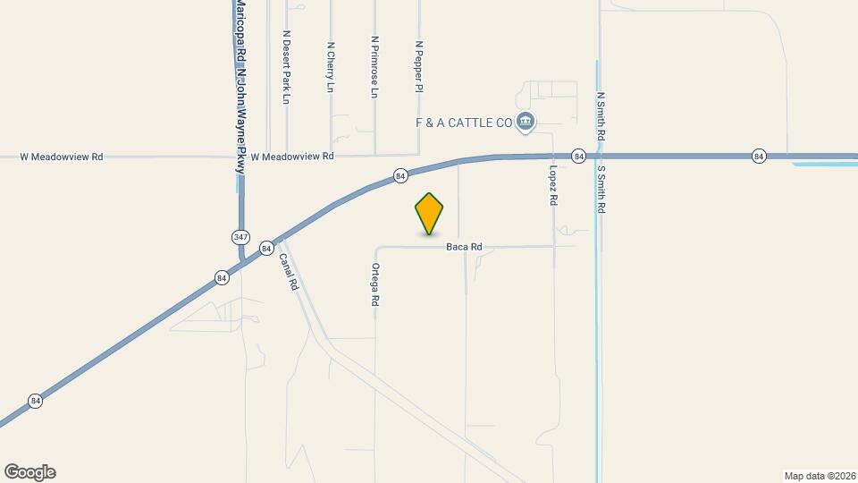 44012 Baca Rd Map and Location Details