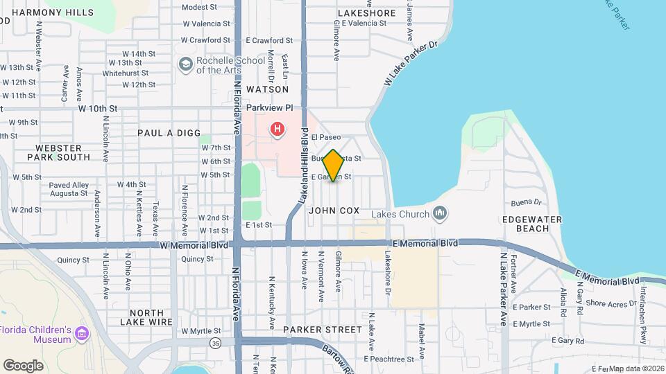 1134 Gilmore Ave Map and Location Details