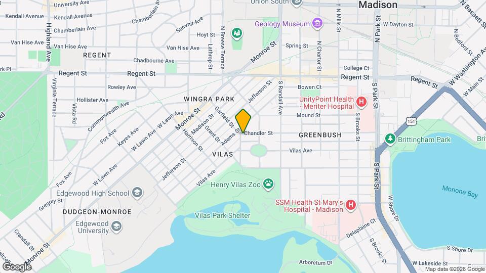 1107 Garfield St Mapa y Detalles de la Ubicación
