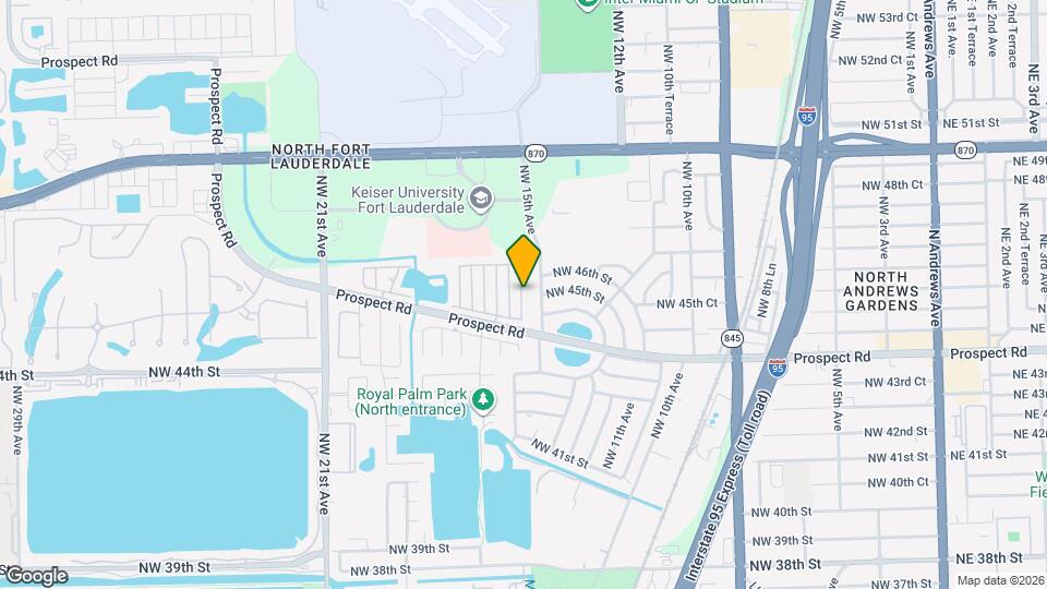 4564 NW 16th Ave Map and Location Details
