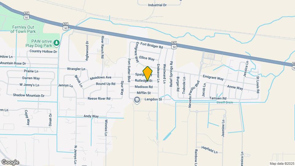 4555 Rutledge St Map and Location Details