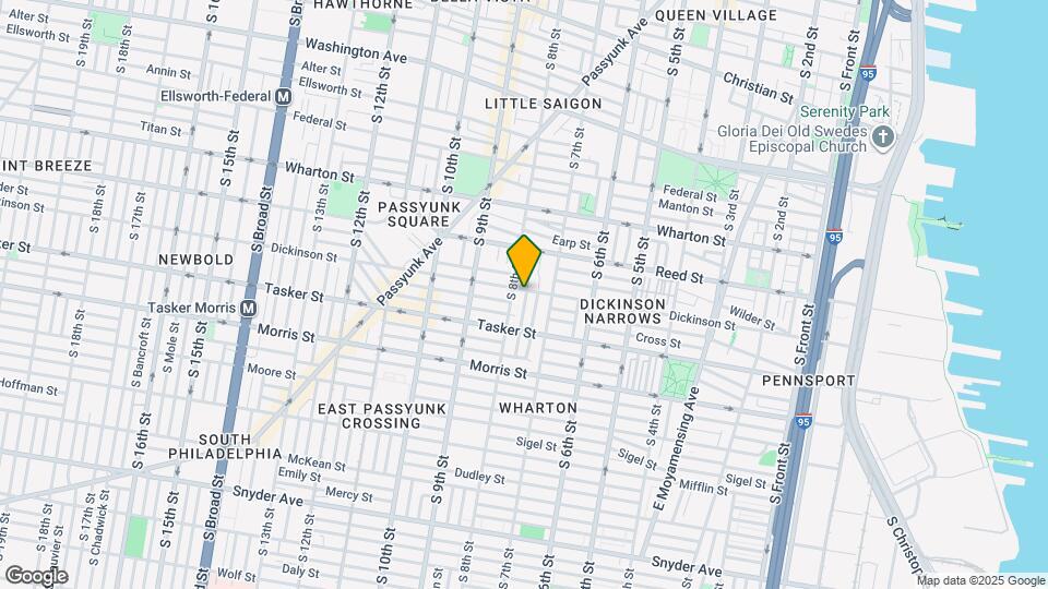 724 Dickinson St Map and Location Details