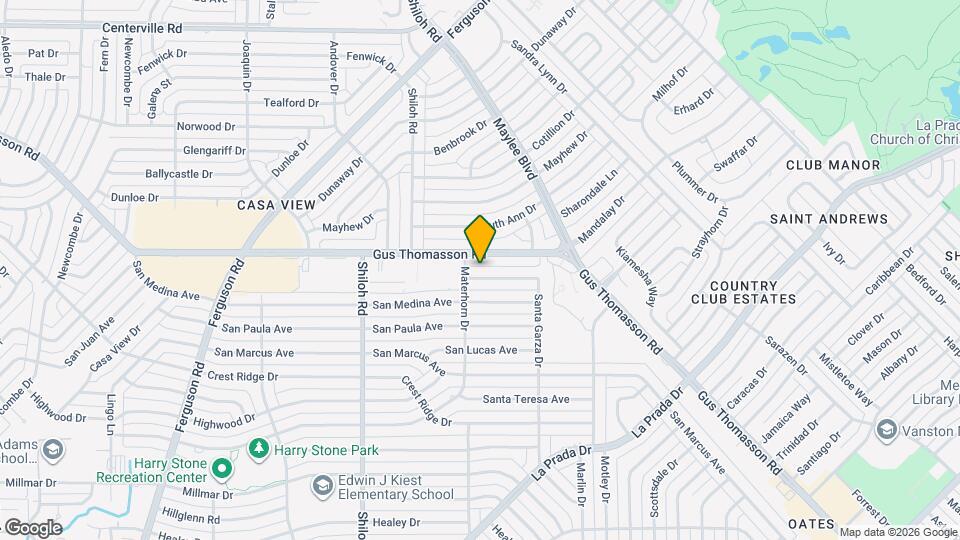 3115 San Vicente Ave Map and Location Details