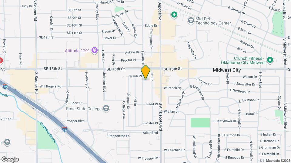 1200 Sandra Dr Map and Location Details