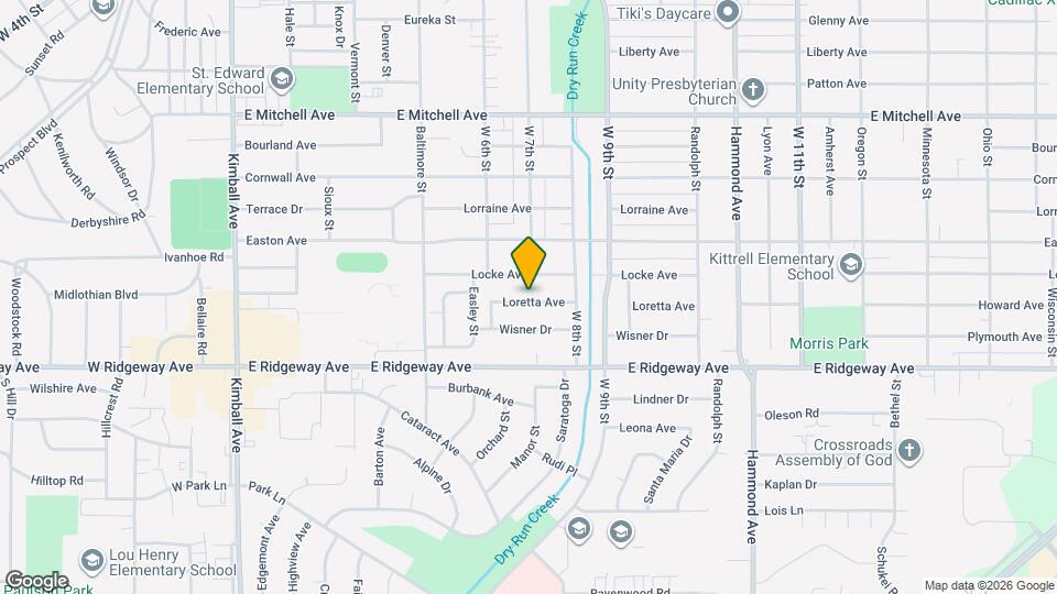 901 Loretta Ave Map and Location Details