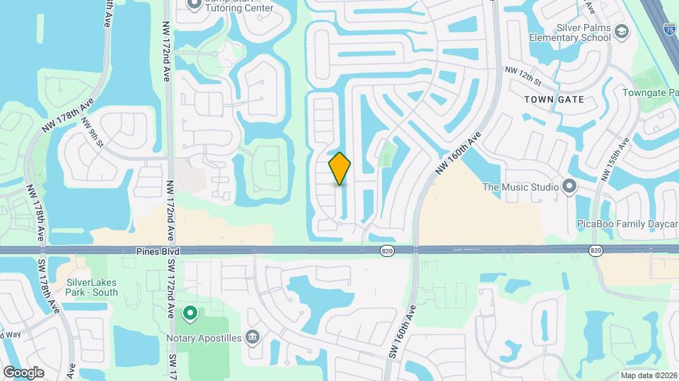 415 NW 165th Ave Map and Location Details