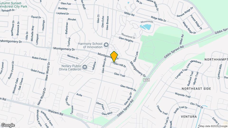 7214 Glen Hill Dr Map and Location Details