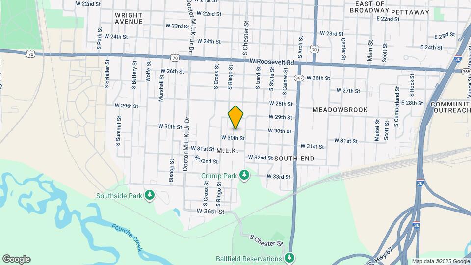 2929 S Chester St Map and Location Details