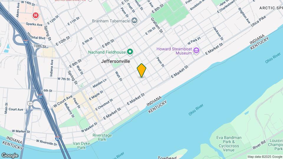 621 E Chestnut St Map and Location Details