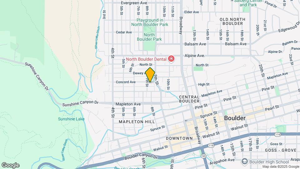 710 Concord Ave Map and Location Details