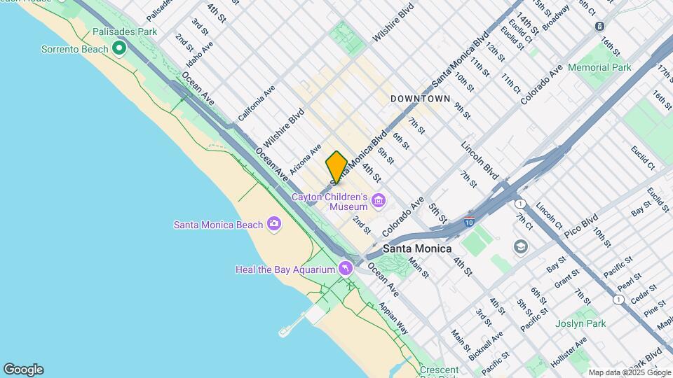 Mayfair Residences at Santa Monica Beach Mapa y Detalles de la Ubicación