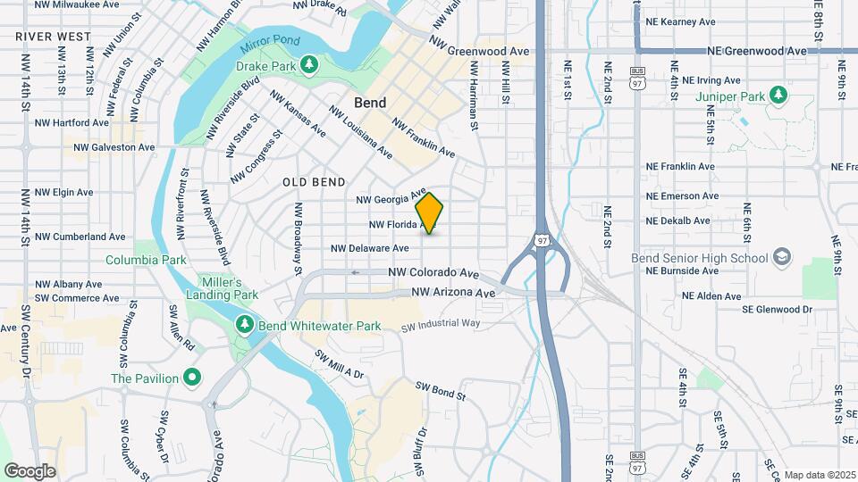 344 NW Delaware Ave Map and Location Details