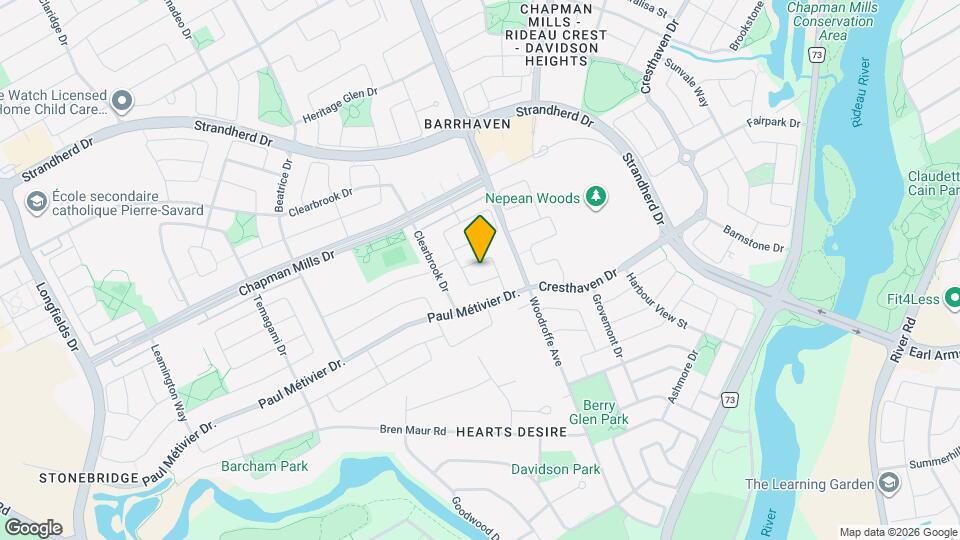 254 Moss Grove St Map and Location Details