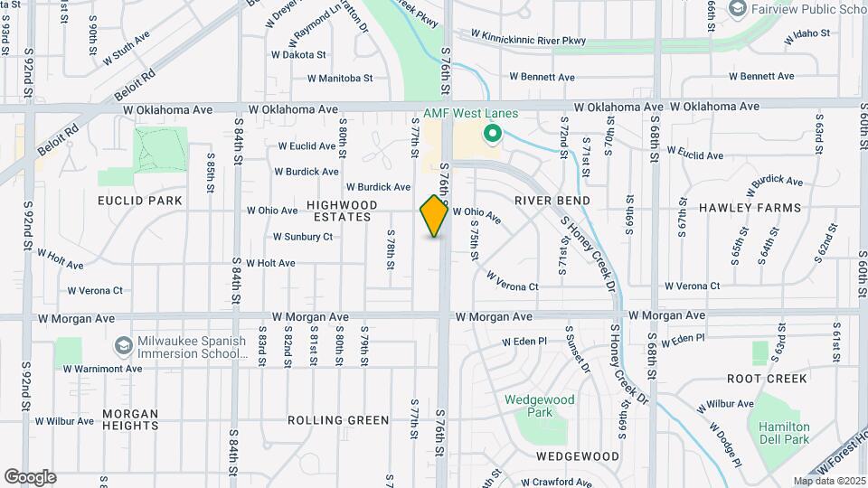 3355 S 76th St Map and Location Details