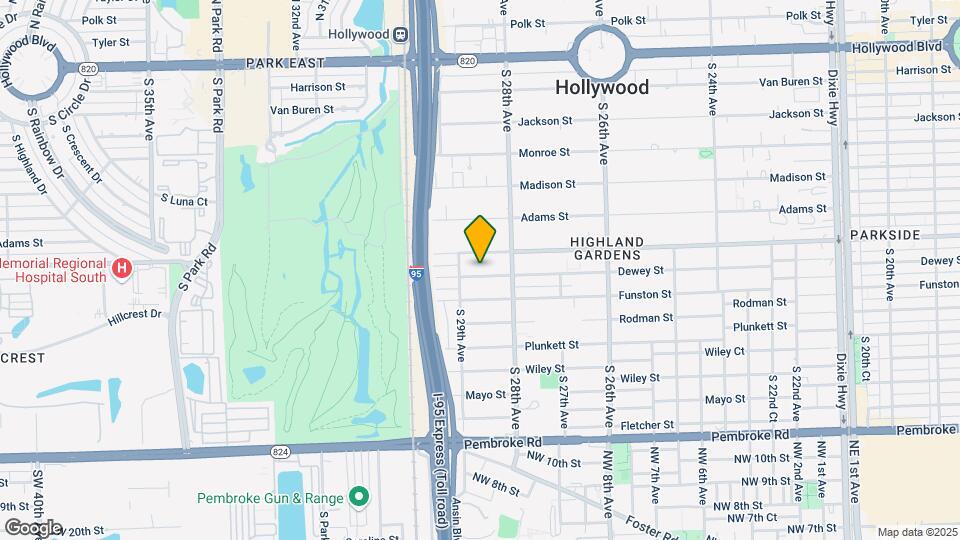 2835 Dewey St Map and Location Details