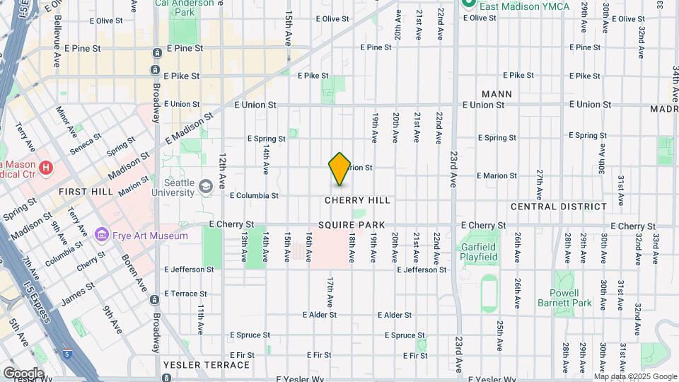 1710 E Columbia St Map and Location Details