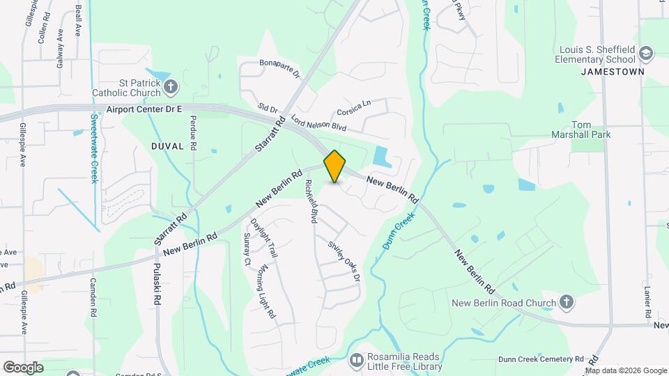 1342 Lindseys Xing Dr Map and Location Details