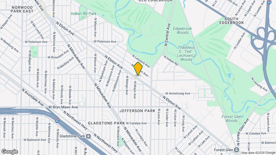 5761 N Elston Ave Map and Location Details