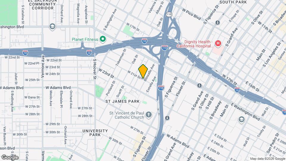 2101 Bonsallo Ave Map and Location Details