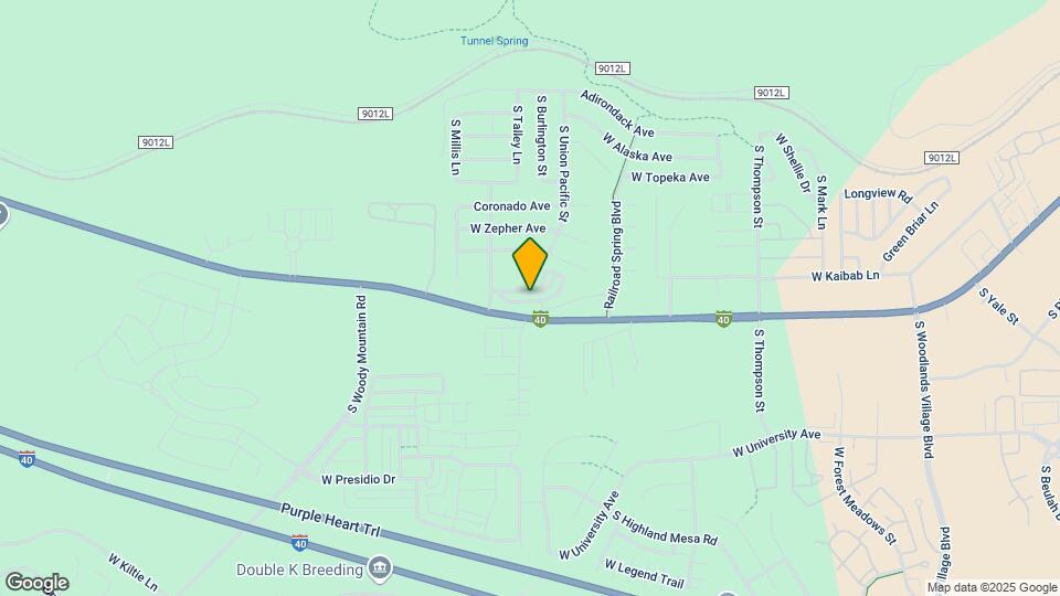 2498 W Cripple Creek Dr Map and Location Details