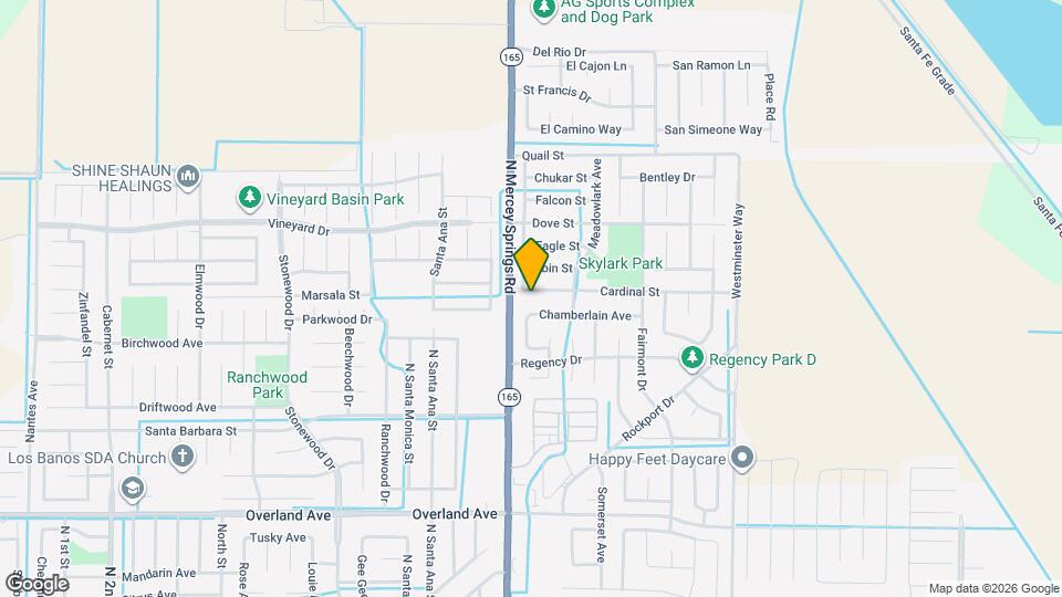 1309 Cardinal St Map and Location Details