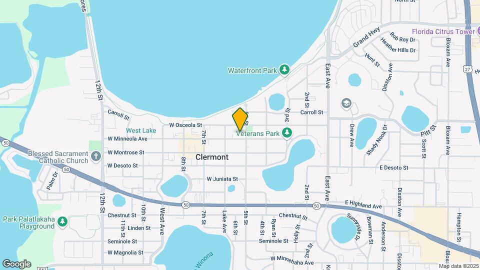 528 W Minneola Ave Mapa y Detalles de la Ubicación