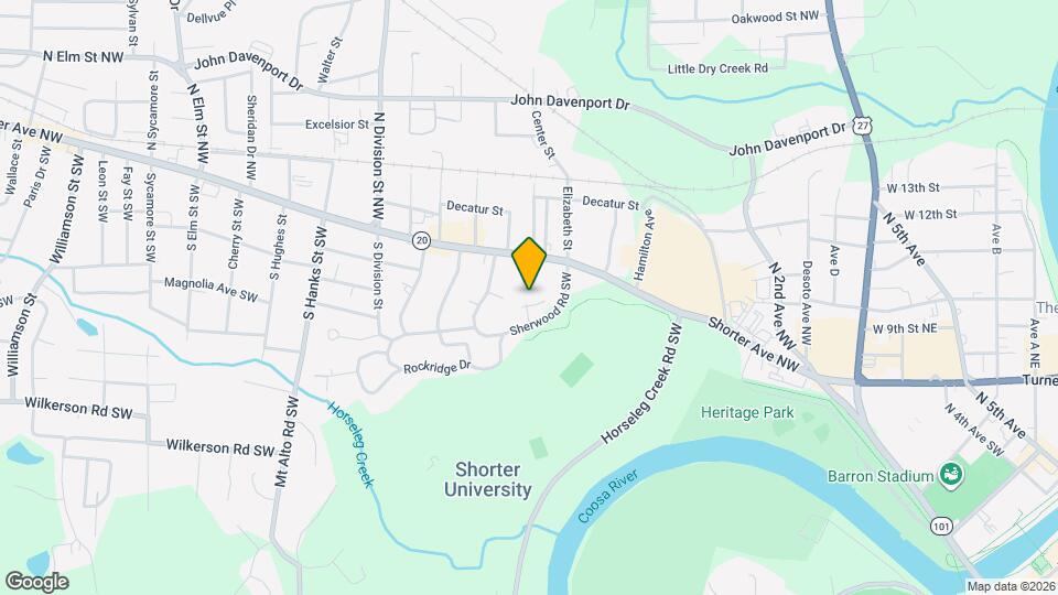 9 Shorter Cir SW Map and Location Details