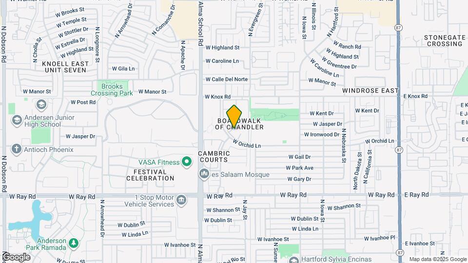 Boardwalk at the Villages of Chandler Map and Location Details