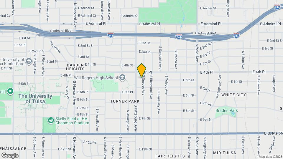 424 S Quebec Ave Map and Location Details