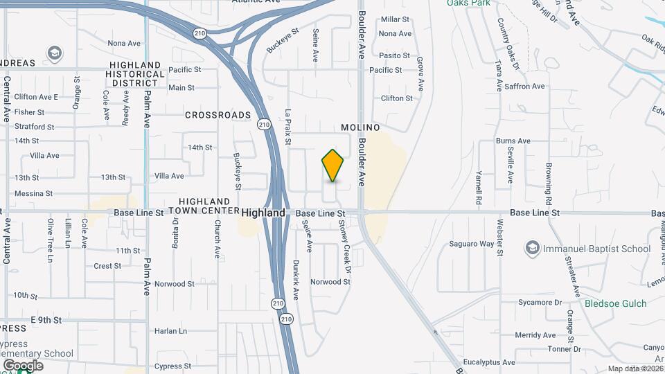 7254 Stoney Creek Dr Map and Location Details