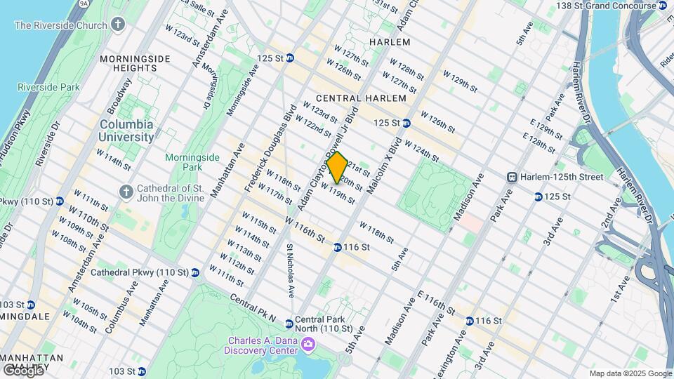 133 W 119th St Mapa y Detalles de la Ubicación