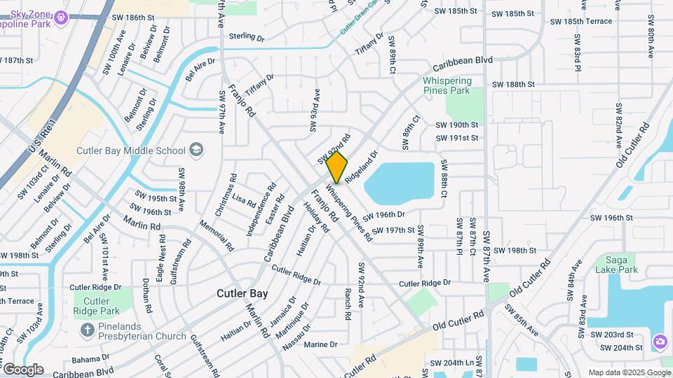 19501 Whispering Pines Rd Map and Location Details